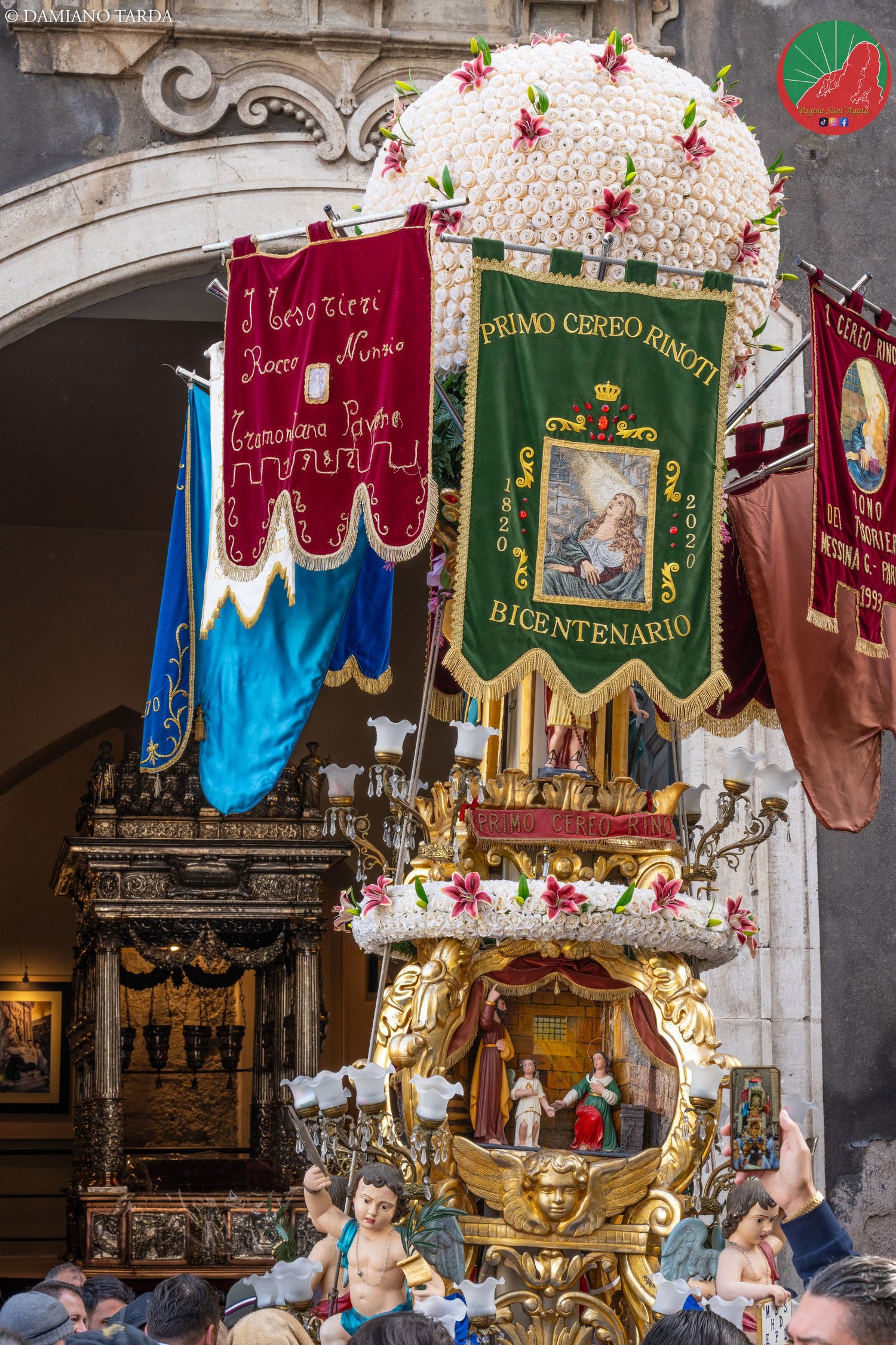 The candelora of the Rinoti celebrating, 3 February