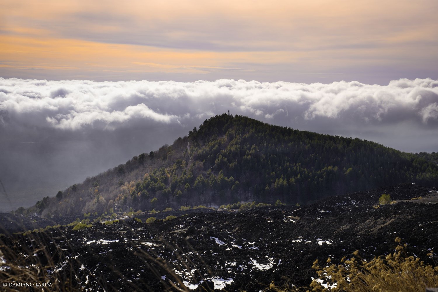 L’Etna al tramonto