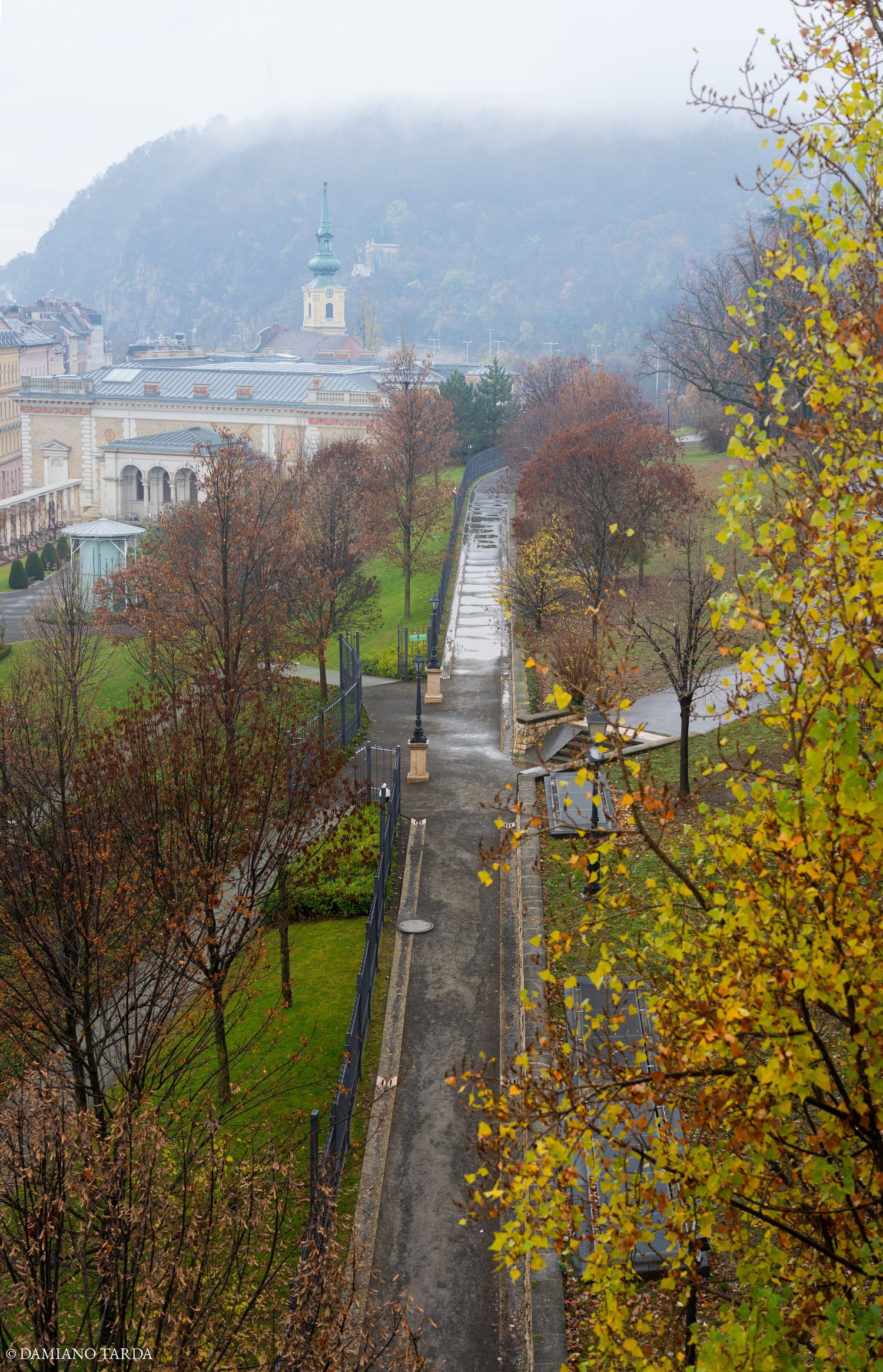 Landscape photograph of Budapest near Buda Castle, Hungary