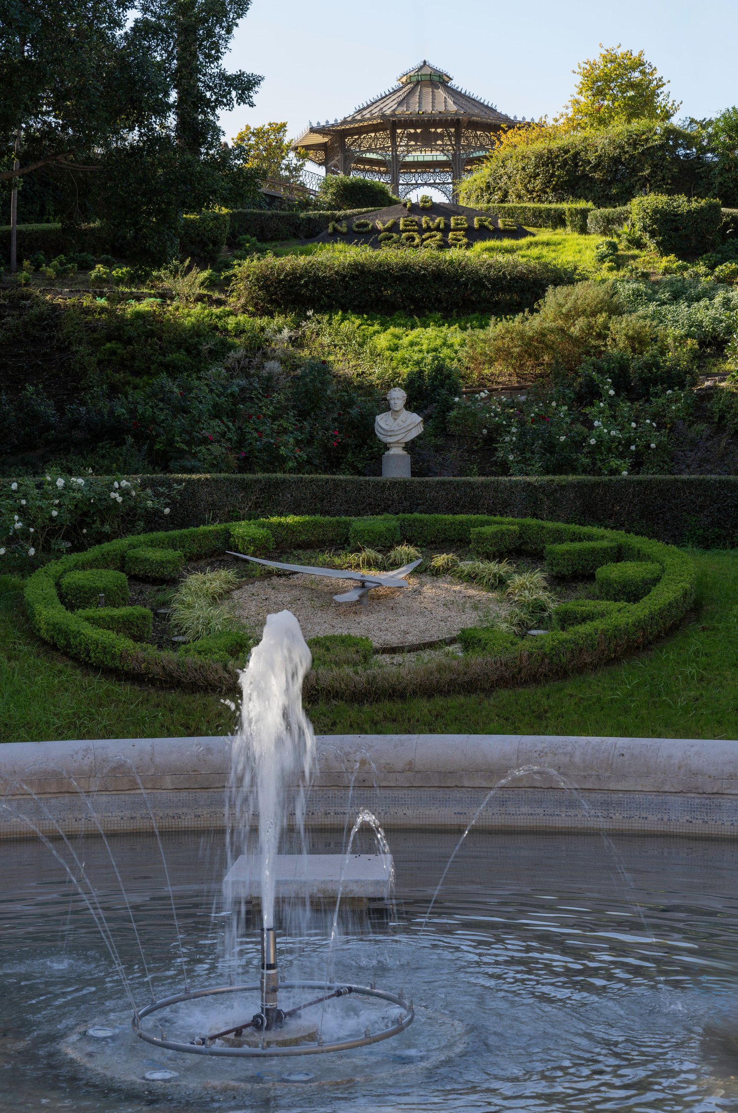 Sicilian landscape photograph, Villa Bellini in Catania on a sunny November day.