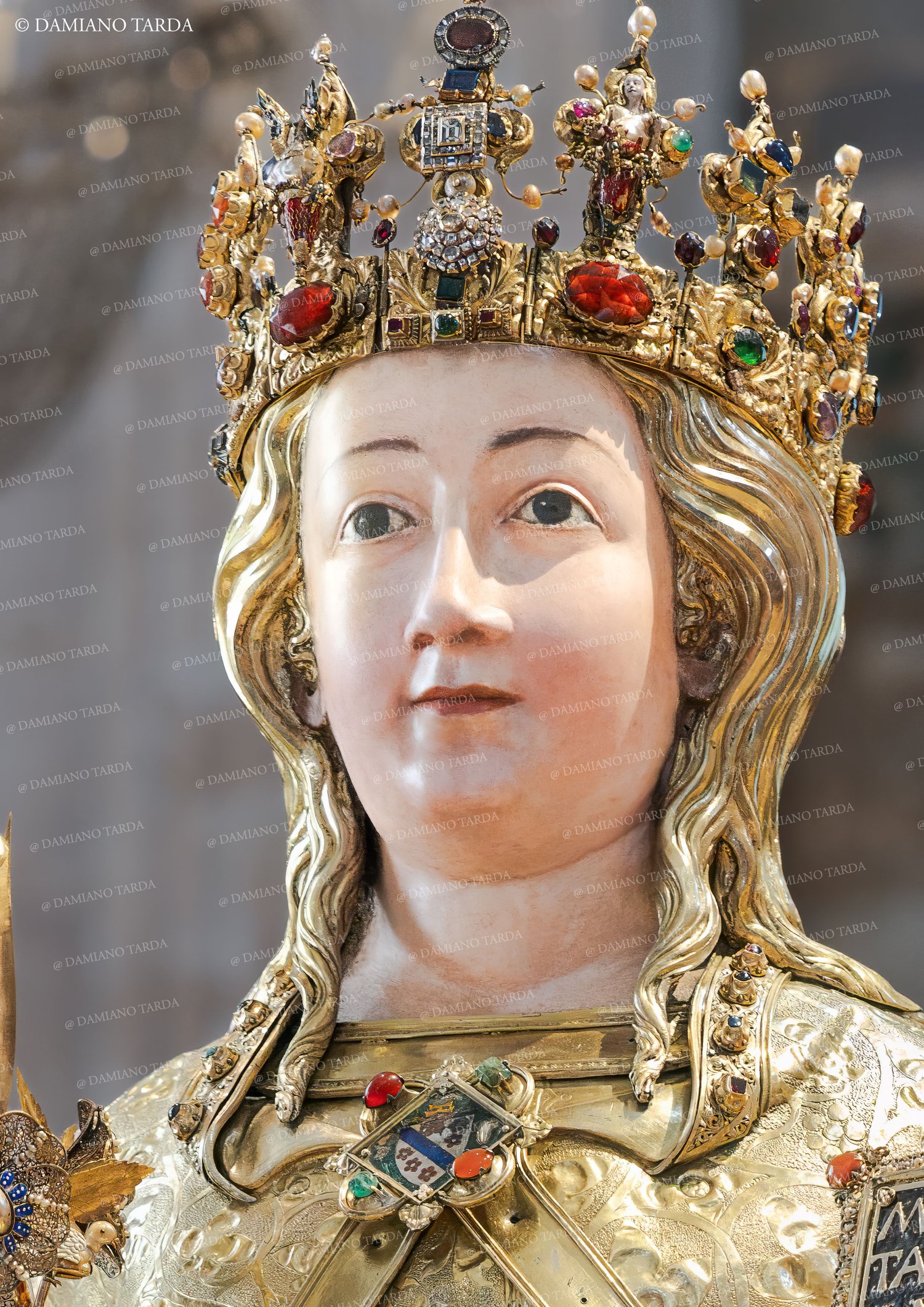 Giovanni di Bartolo, busto reliquiario di Sant'Agata, 1373-1376, dopo il restauro del 2026. Catania, Cattedrale.