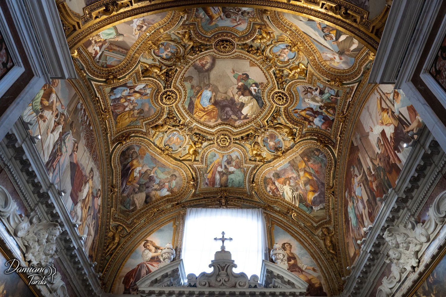 Naples, art and cultural heritage photography. Dome