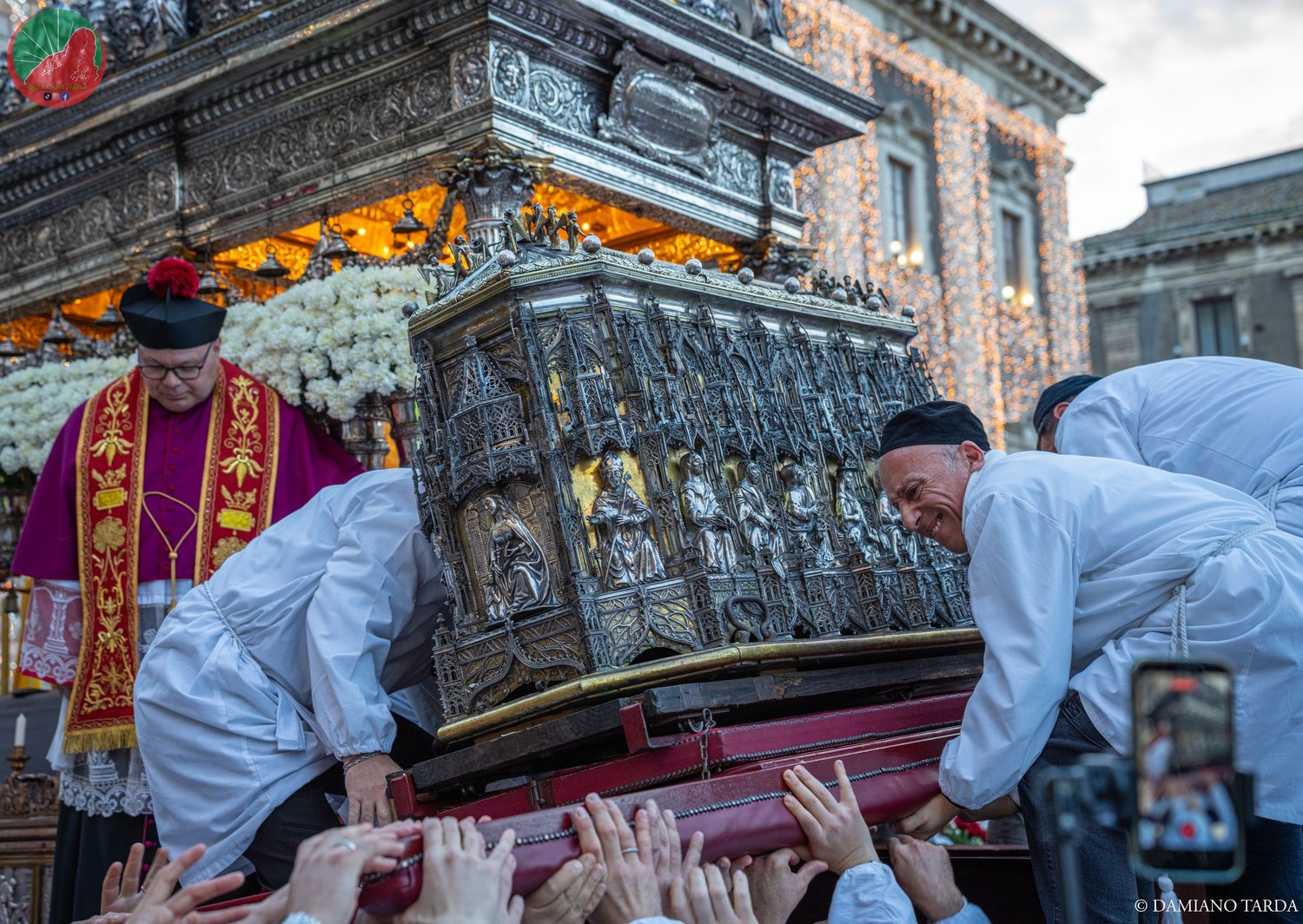 Casket containing the relics of Saint Agatha