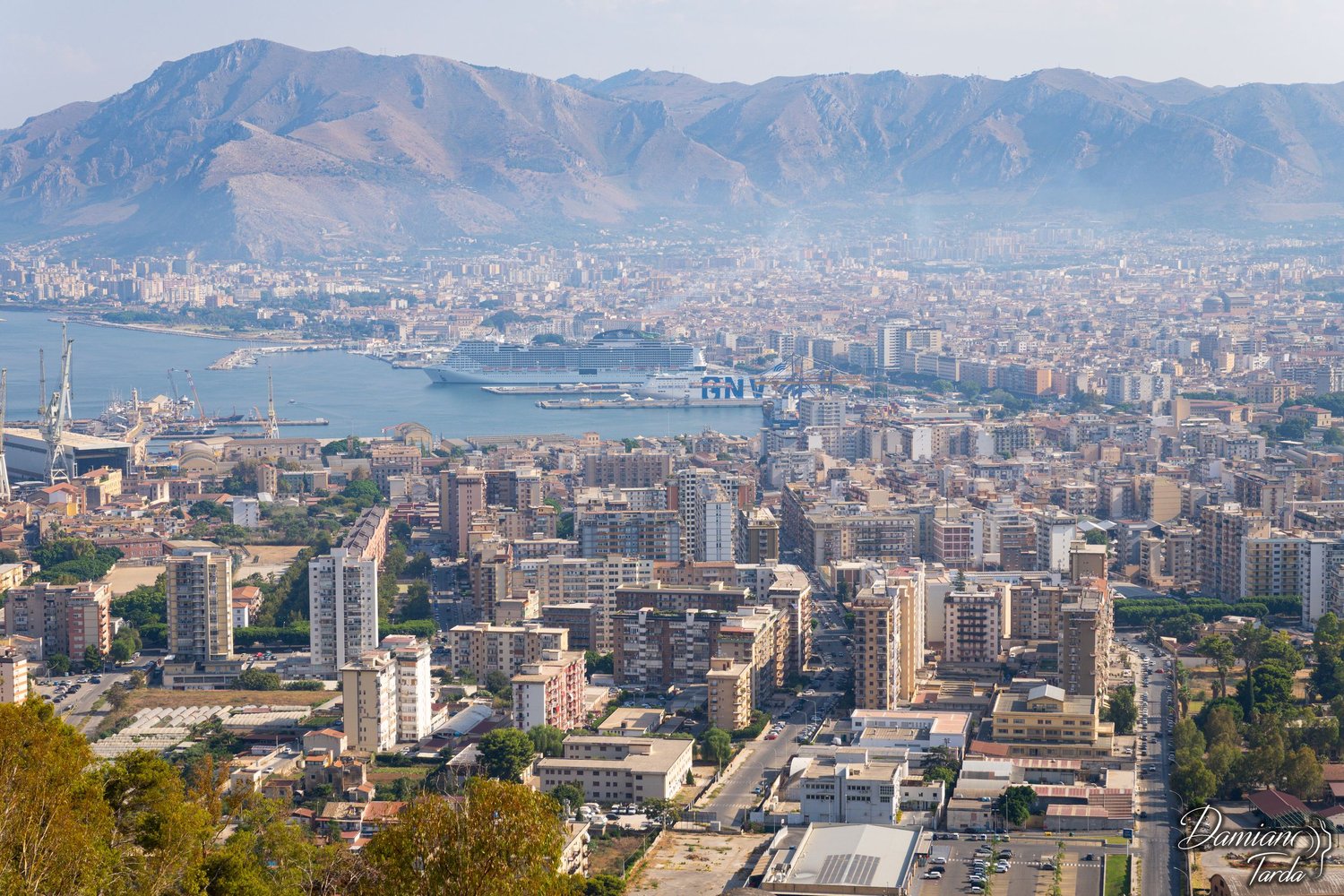 Veduta di Palermo da monte Pellegrino